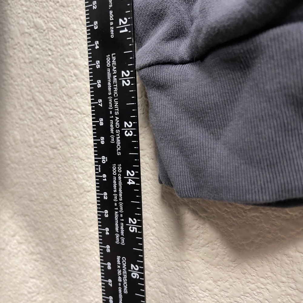 FRAME Easy Jumpsuit Faded Noir‎ Organic Pima Cotton French Terry XL - Picture 13 of 15